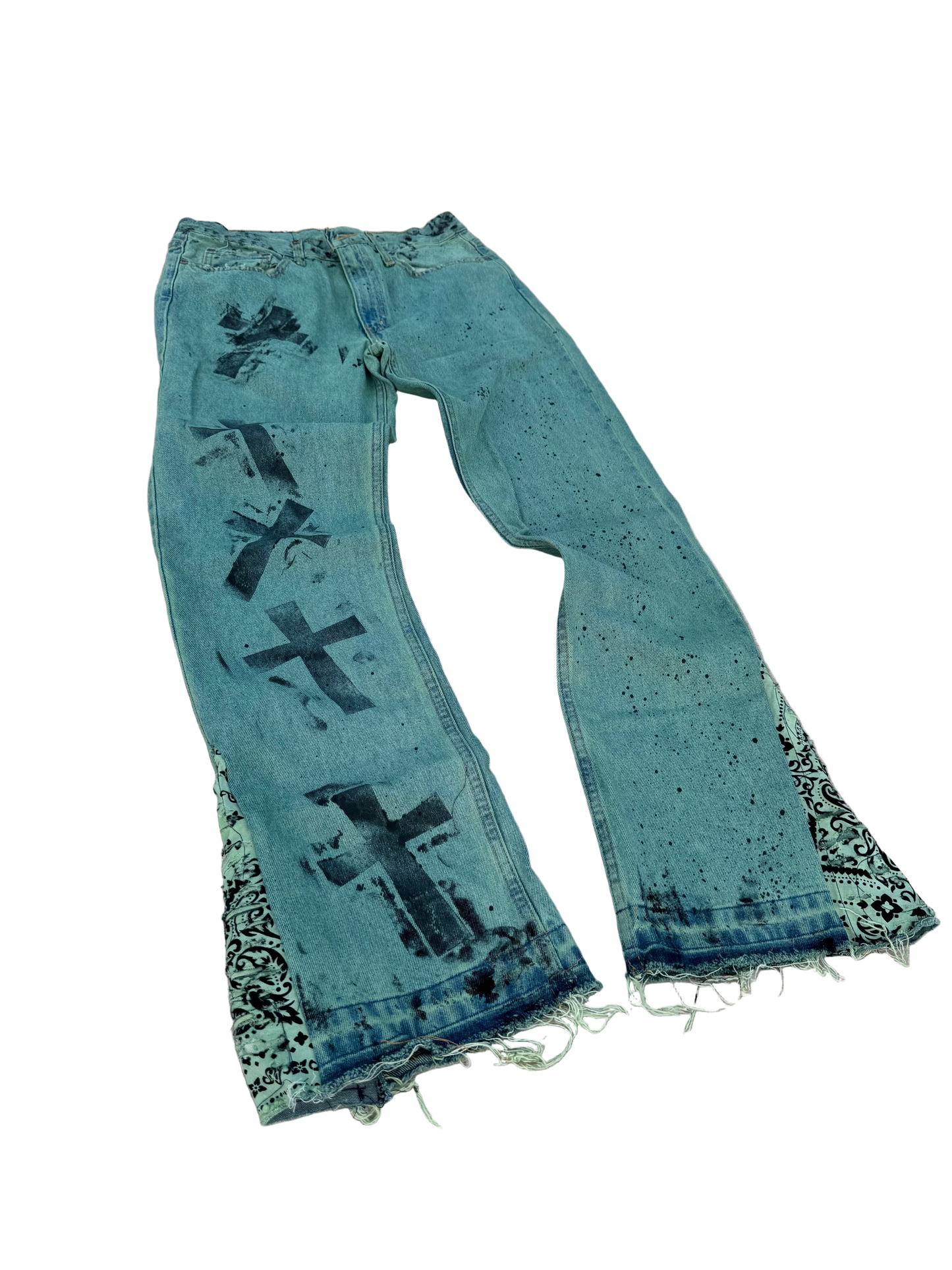 1/1 Green fade Dana Jeans 32-32