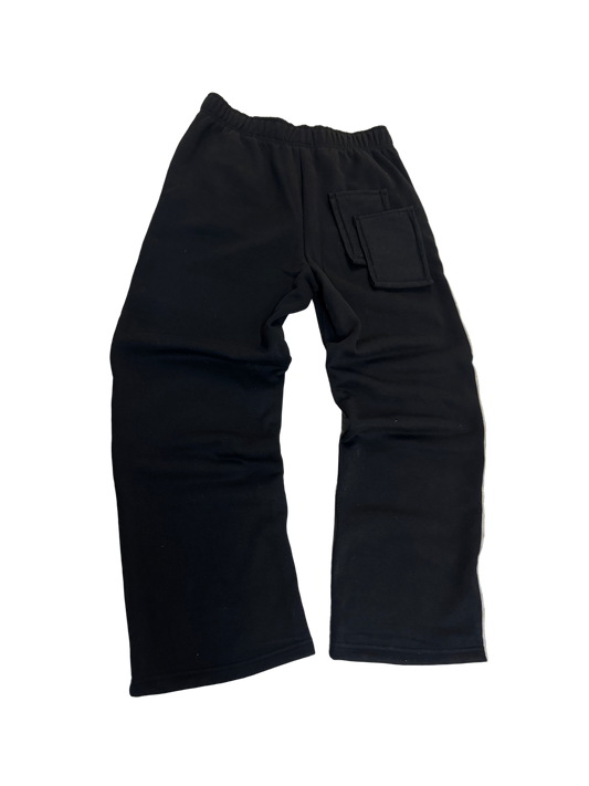 1/1 black cat double pocket sweats-M