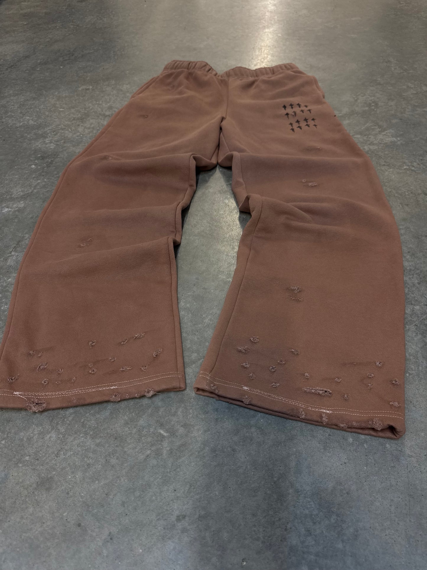 1/1 brown double pocket danan sweats-M