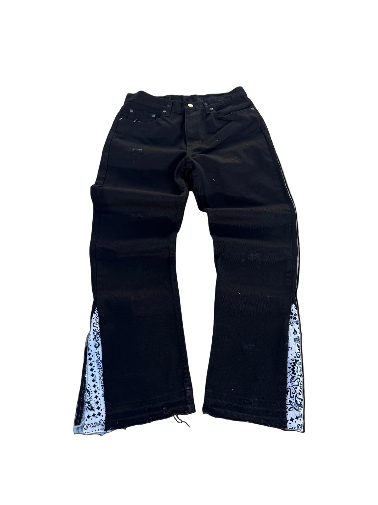 1/1 oreo zipper Dana Jeans (Black Denim)32-31