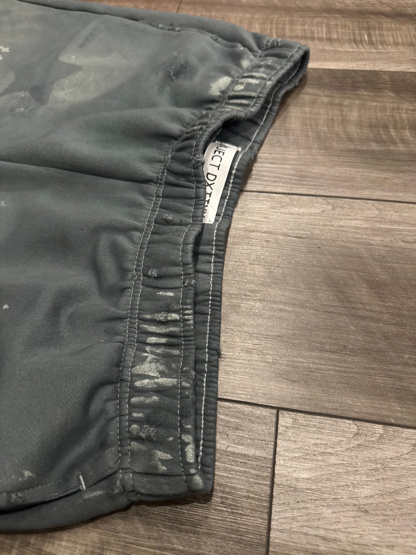 1/1 Concrete head tap Rhinestone sweats-XL