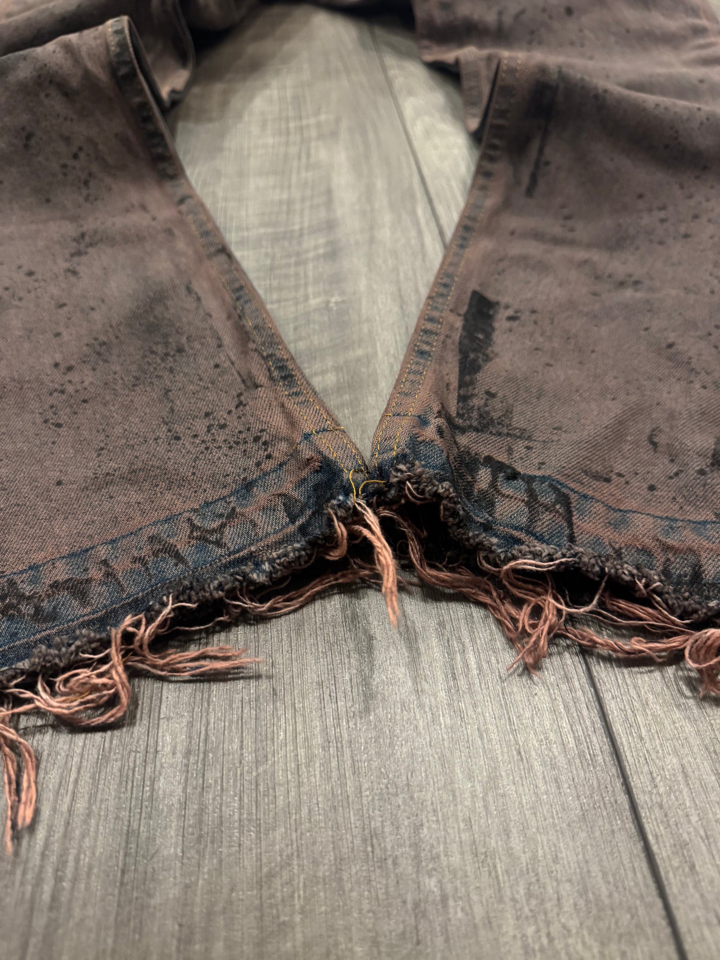 1/1 Moca distressed PXD Dana jeans 32-32