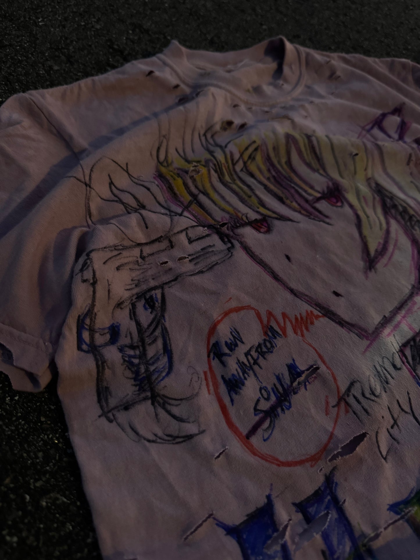 1/1 Anime Distressed Tee
