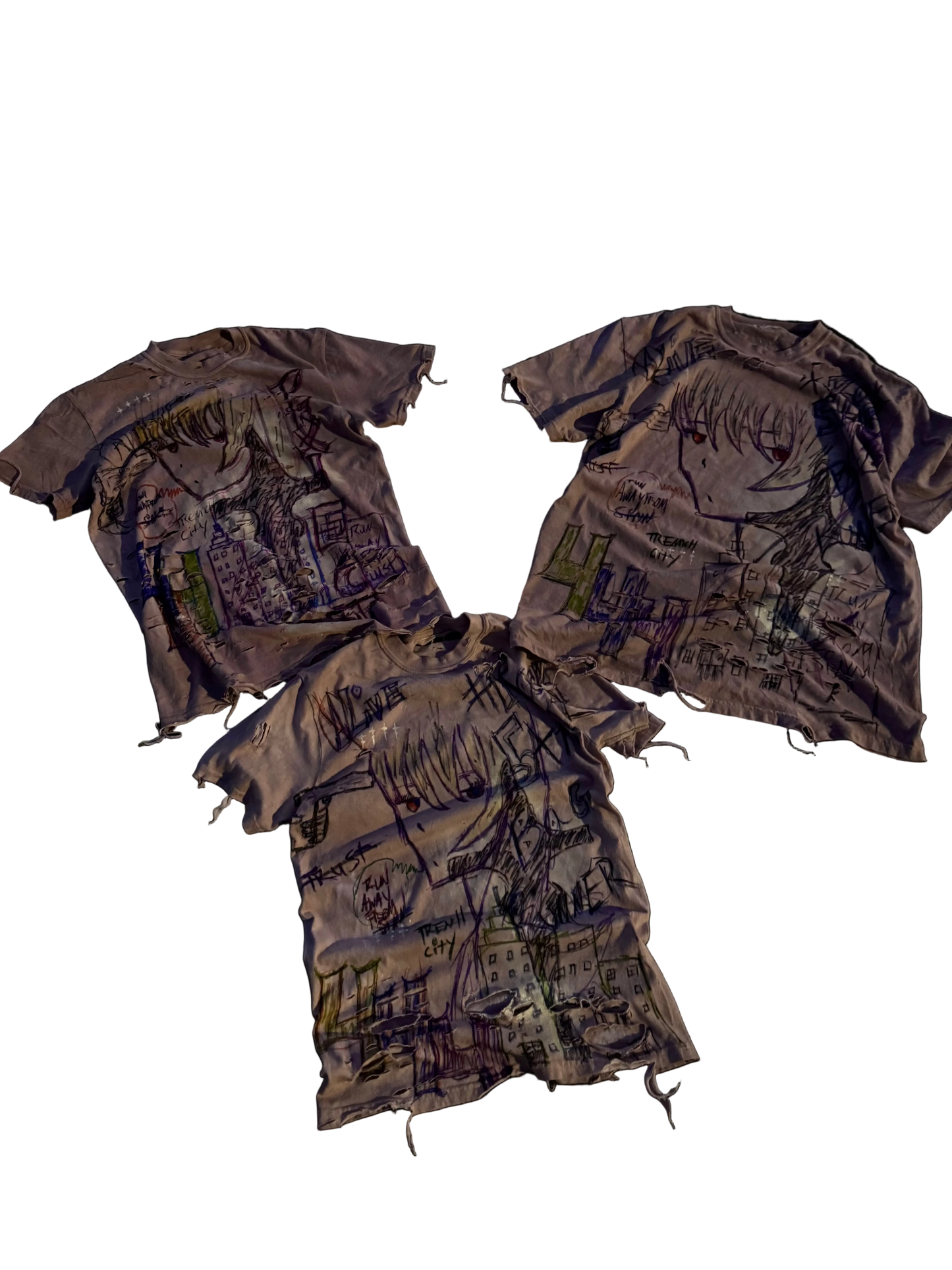1/1 Anime Distressed Tee